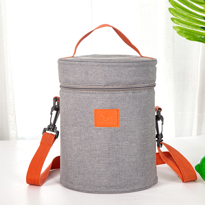 Customized Various Shape Portable Lunch Bag Food Thermal Box Durable Waterproof Office Cooler Lunchbox With Shoulder Strap