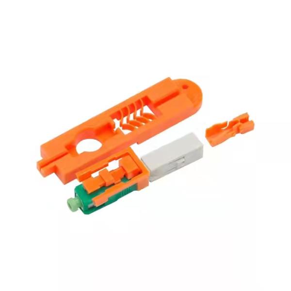 Cheap SC APC Fiber Field Assembly Optical Fast Connector 0.9mm / 2.0mm / 3.0mm for sale