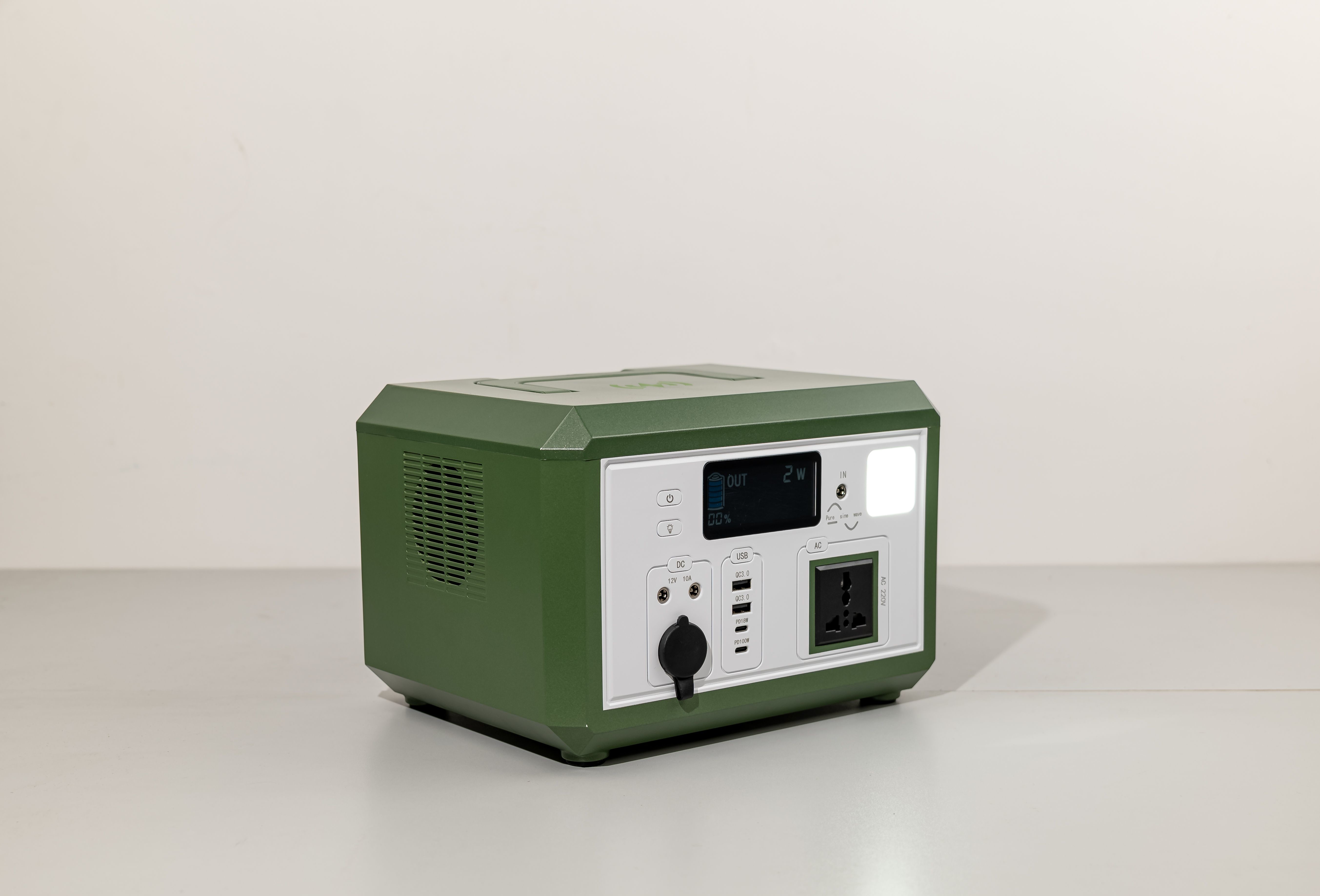 Eco Friendly Recharge Li-Ion Battery With CE Portable Battery Power Station For RV Power Supply