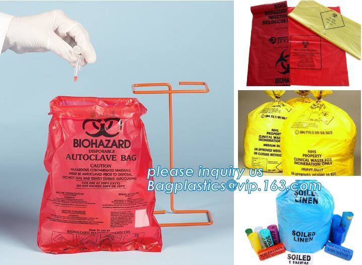 Bio Hazard Tote Bags,Stick-on Red Bio Hazard Waste Bags 6" x 6" 200/Bx,Shop Bio Hazard Shoulder bags online bagease pack