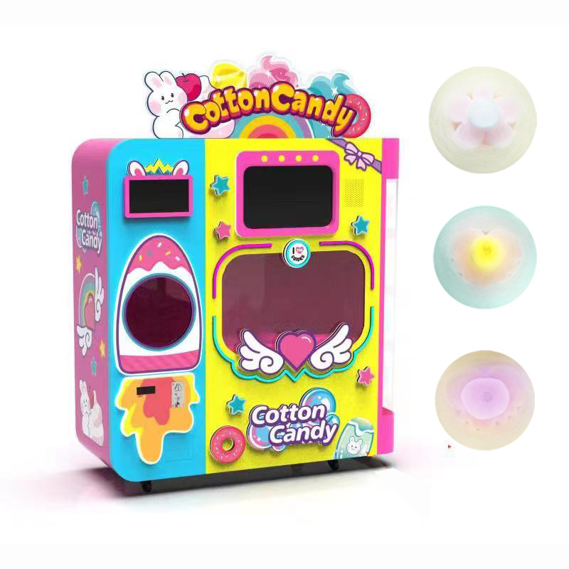 110v-220v Fairy Floss Vending Machine For Amusement Park