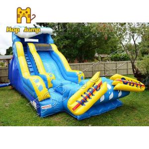 China 18ft Tropical Inflatable Water Slide Commercial Grade Vinyl For Kids on sale