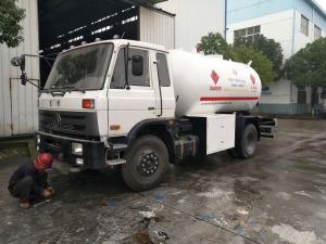 China ASME 5t Propane Gas Tanker , 15cbm Dongfeng Propane Cylinder Truck on sale