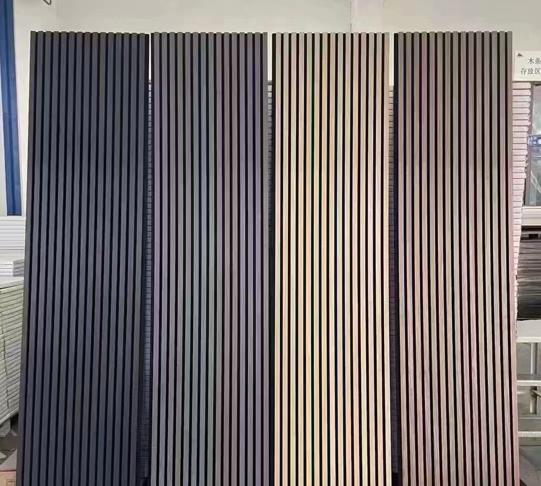 Akupanel Akustik Panel Wooden Slat Acoustic Panel For Home Soundproofing TV Back Wall