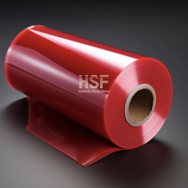 Opaque Red 40μm HDPE Plastic Sheet Roll with 5000 Meters Winding Length for Packaging and Construction