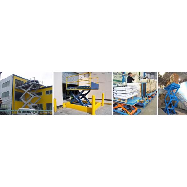 8T Electrical Hydraulic Scissor Heavy Duty Lift Tables Elevating Platform With Jack Lift