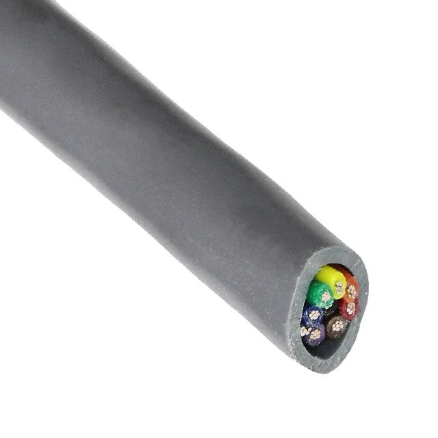 5198c Sl005 Alpha Wire Cable 8con 22awg Slate Shld 100'