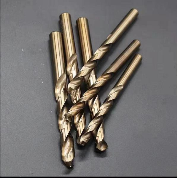 Various Size Fully Ground HSS Cobalt 5% M35 straight shank twist drill bit, Stainless Steel M35 HSS Cobalt Drill Bit