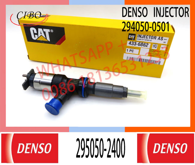 Genuine Diesel Common Rail Fuel Injector 295050-2400 For C7.1 433-6862 4336862