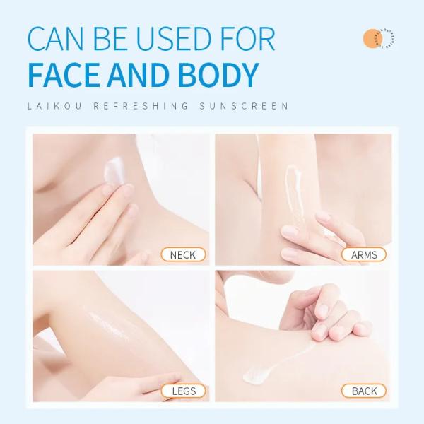 Sunscreen Makeup Whitening UV Protection SPF 50+ Pa+++ Moisturizing Sunscreen Cream For Face Body
