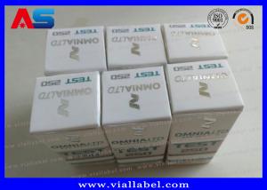 China Custom Peptide Injections Cardboard Vial Box For Pharma Packaging Omnia on sale