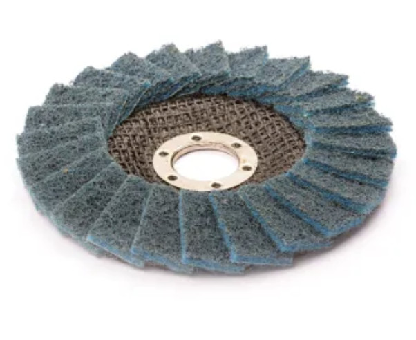 Cheap Non Woven Surface Conditioning Flap Disc Finishing Metal Polishing / Buffing for sale
