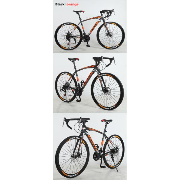 Customizable 26'' Steel Carbon Frame Mountainbike Bicycle 700C Road Bike with F/V Tires and Carton Size 135*19*72cm