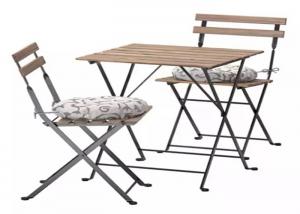 China Garden Wooden Tables And Chairs For Outdoor Furniture on sale
