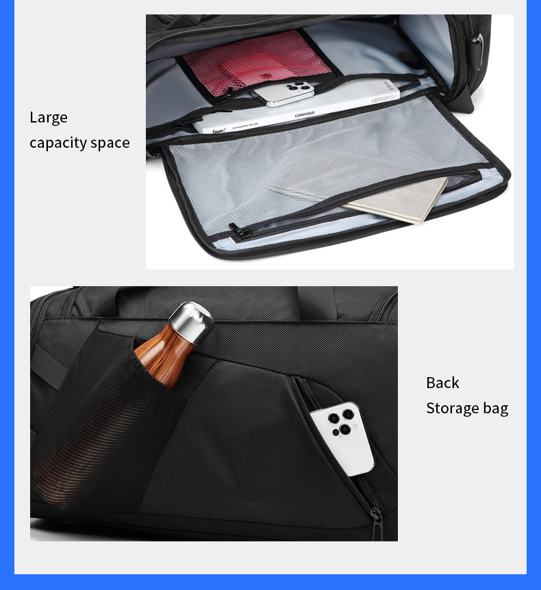 One Shoulder Sports Travel Duffle Bag Large Capacity Antifouling
