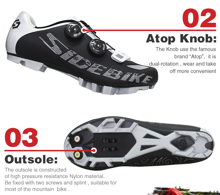 High Durability Mens Mountain Bike Shoes EVA Insole 35-46 Complete Size Choice