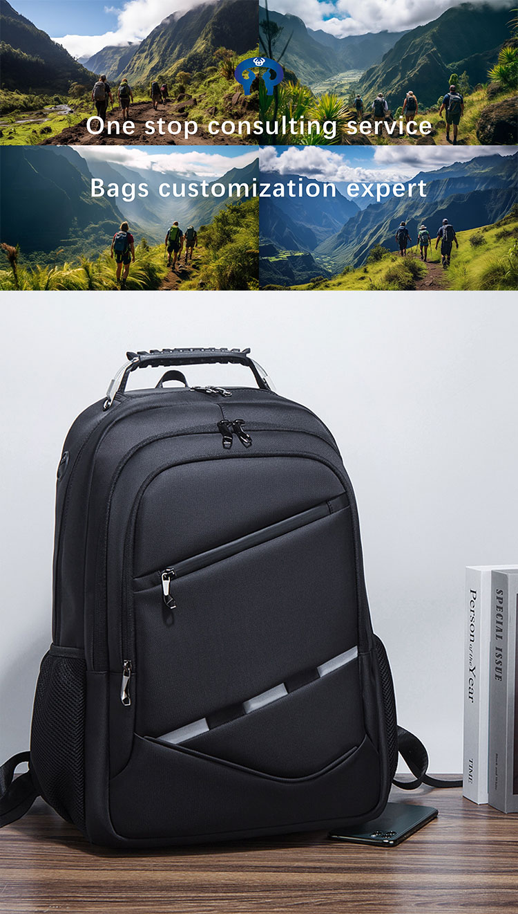 Custom Computer Backpack For Business Travel , Anti Theft Smart Backpack With USB