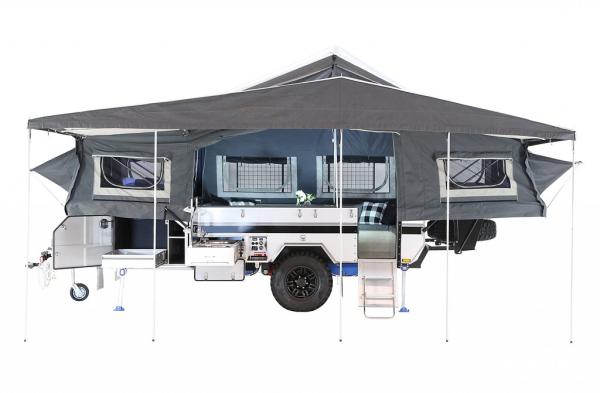 High End Lightweight Off Road Caravan Powerful Independent Suspension System