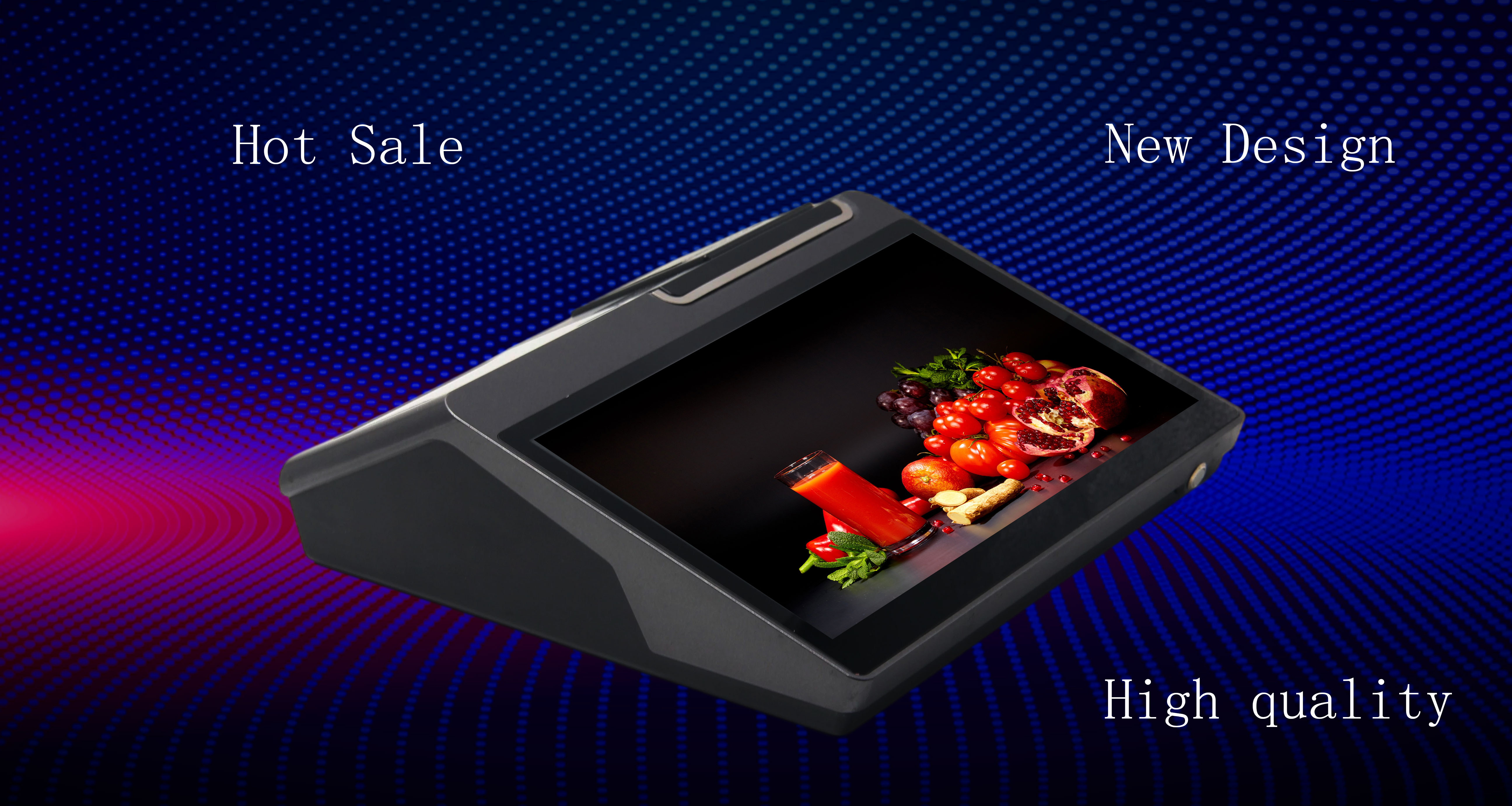 All In One Pos System Desktop Machine with Touch Screen and Built-in 80mm Thermal Printer