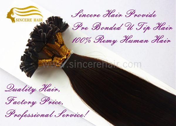 Cheap 20 Inch Remy Human Hair Extensions 1.0 G Pre Bonded U Tip Hair Extensions For Sale for sale