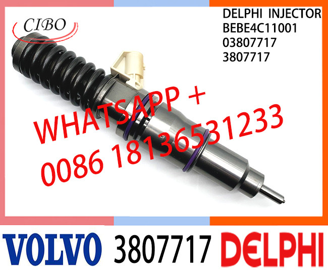 Common Rail Fuel Diesel Injector BEBE4C11001 3807717 03807717 E1 for VOL PENTA ENGINES D12 775BHP