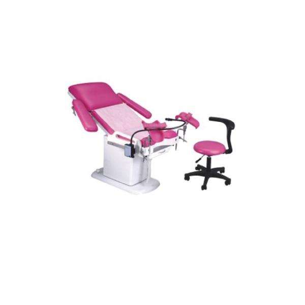 Hospital Pink Electric Gynaec Examination Table Obstetric tableDelivery Bed With