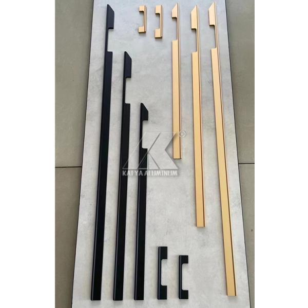 Kitchen Cupboard Closet Wardrobe Handles Aluminium Profiles For Furniture