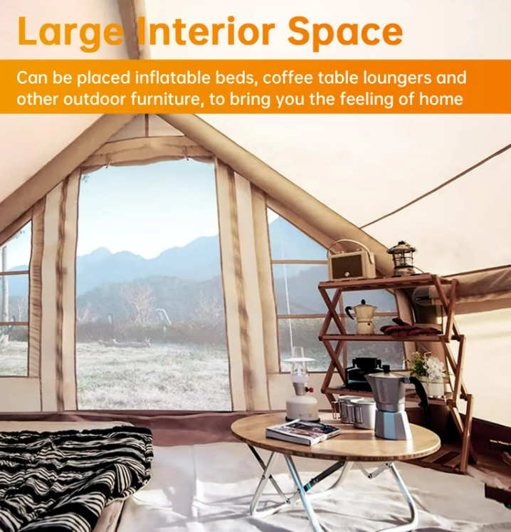 factory wholesale price New Arrivals Inflatable Air Tent Super Light Family Inflatable Cabin Tent