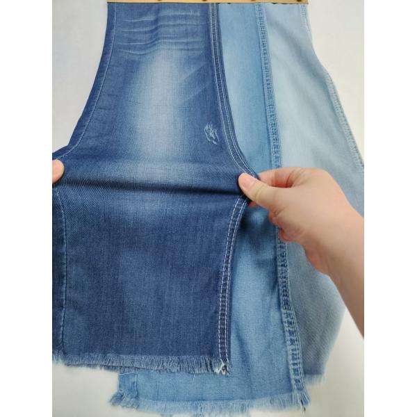 Summer Clothing 4.8oz Light Weight 65%Lyocell Denim Fabric Elastic Twill Style For Child