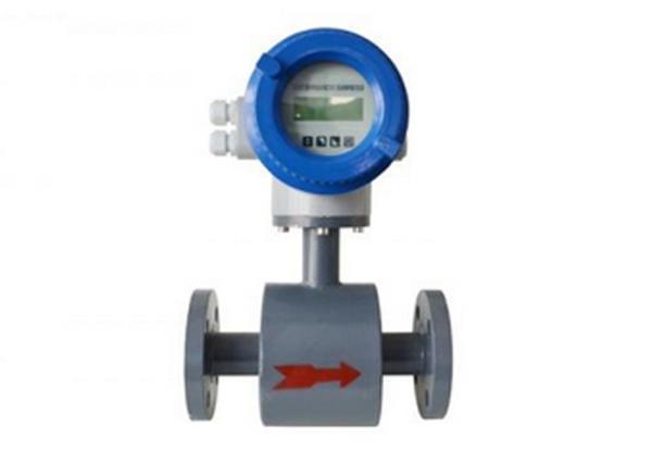 Cheap PTFE Liner And Local Display Magnetic Flow Meters DN200 For Waste Water , Pulp And Slurries for sale