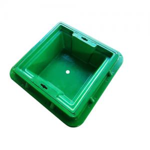 China FRP Garden Rainwater Manhole Cover , 38mm Height Composite Resin Manhole Cover on sale