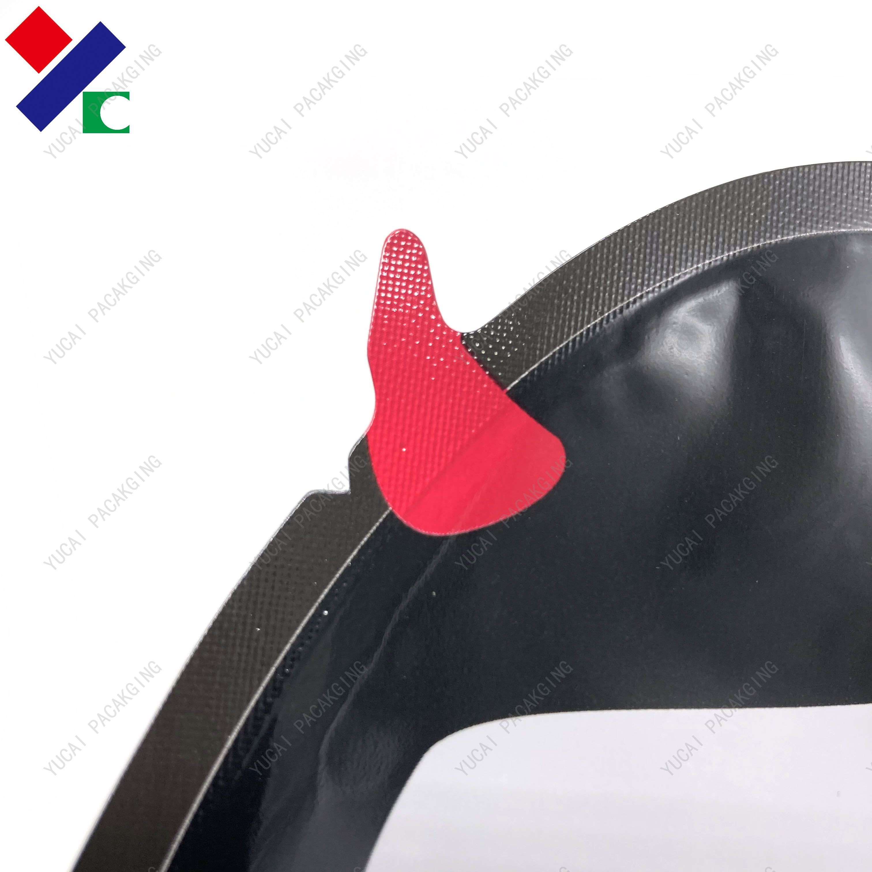 Customized CMYK Die Cut Aluminum Foil Packaging Bag For Special Shape Facial Mask