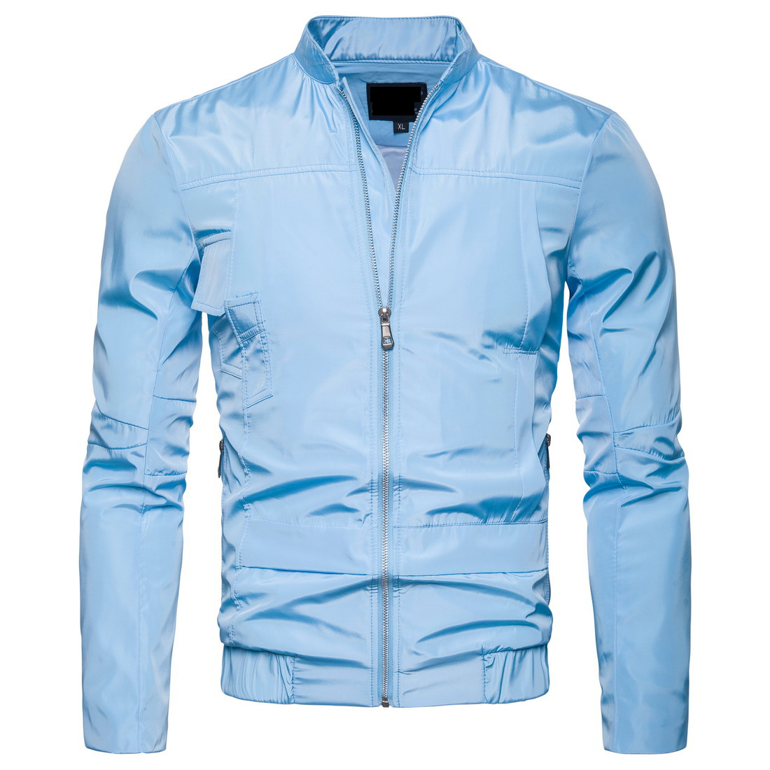 2018 autumn new british style slim styled male waterproof fashion stand collar thin jacket