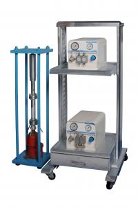 Pneumatic high pressure homogenate packing column and pre-packed column HPLC instrumentation pump