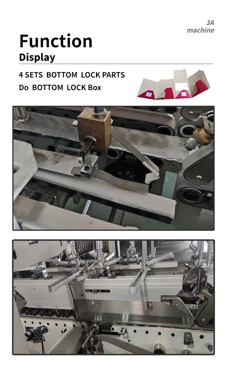 CQT-900 Automatic Adhesive Head Spray Gun Cardboard Box Gluing Machine for Box Making