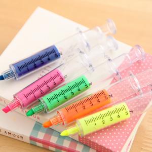 China Injection Gel Highlighter Pen Retractable As Novelty Gifts on sale
