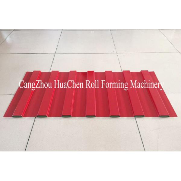 Galvanized Standing Seam Roofing Sheet Roll Forming Machine Blue Color Coated