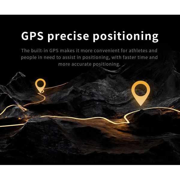 Eraysun GPS Outdoor Sports Y101 Smart Watches 1.43inch AMOLED 3ATM Waterproof Flashlight BT Call Big Battery 730mah Smartwatch