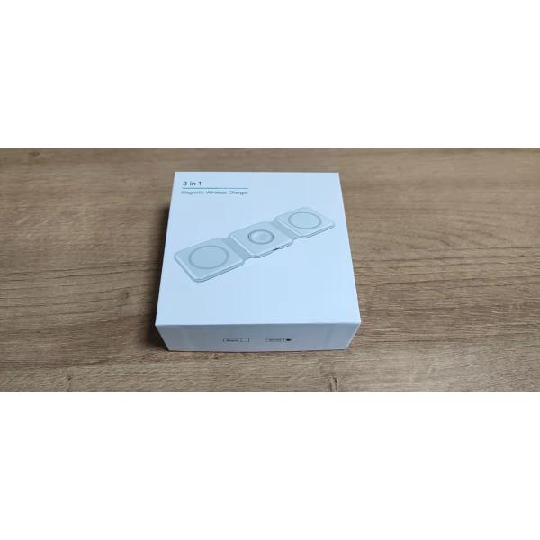 Magnetic 3 in 1 Wireless Charging Station Folding 15W Fast Charging 128g
