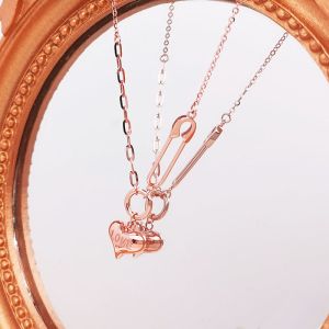 18K Yellow Gold Classic Necklace Woman