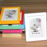 Hot sale solid wood photo frame with different color