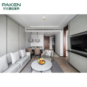 Customized Hilton Hotel Light Wood Bedroom Set