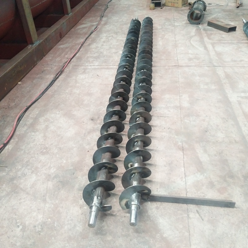 OEM Custom Stainless Steel Auger Spiral Machine Slurry Screw Conveyor Shaft Assembly