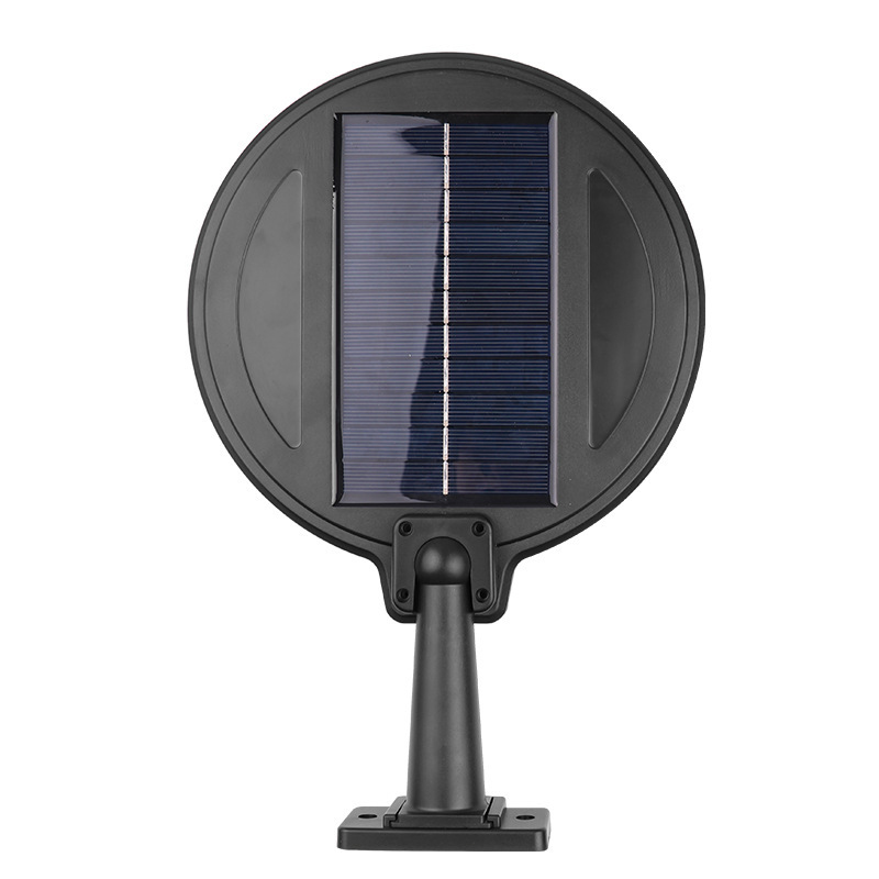 Round Waterproof PIR Motion Sensor Smart Remote Control Wall Lamp Solar Energy Outdoor Garden Solar Light