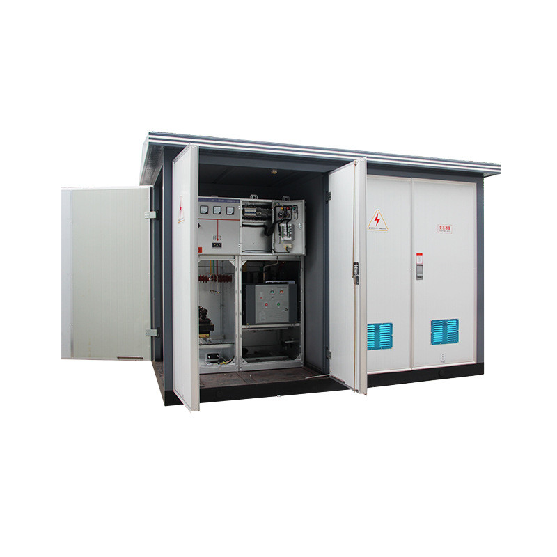 Prefabricated Substation With 12kV System Voltage Switchgear And Transformer Prefabricated Compact Mobile Substation