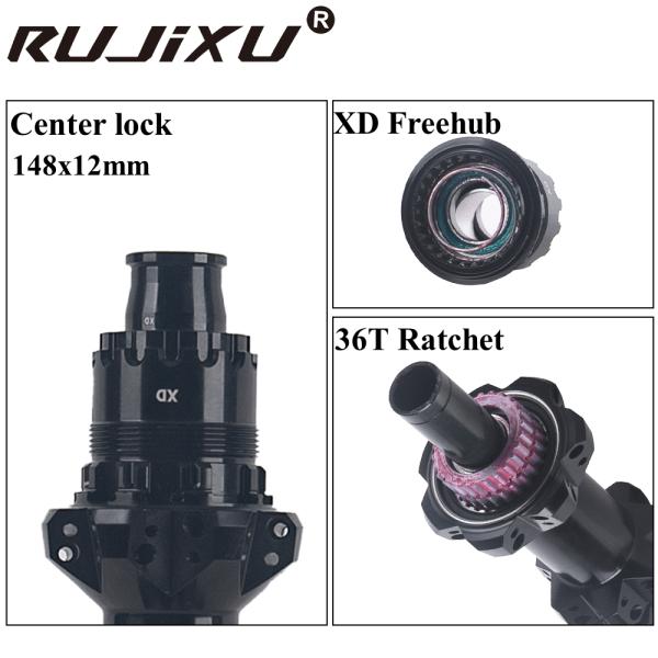 JIELEI High-Performance 27.5/29 Inch Carbon Fiber Bicycle Wheelset Ultralight 32H Tubeless Ready Clincher Trail Enduro Downhill