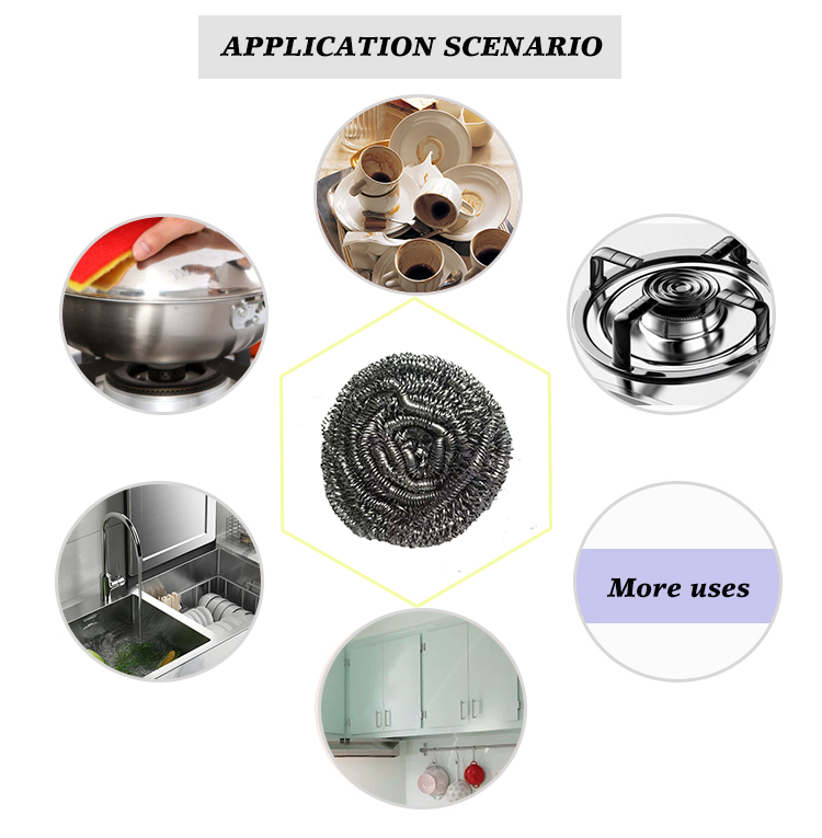 All Season Kitchen Cleaning Scourer Stainless Steel Scourers Anti Ultraviolet Protection