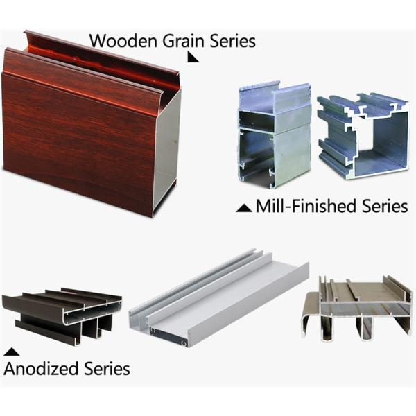 Modern Design Anodized Aluminum Window & Door Extruded Profiles