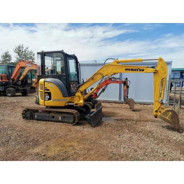 Small Space Workplace 3595kg PC35MR Used Komatsu Excavator