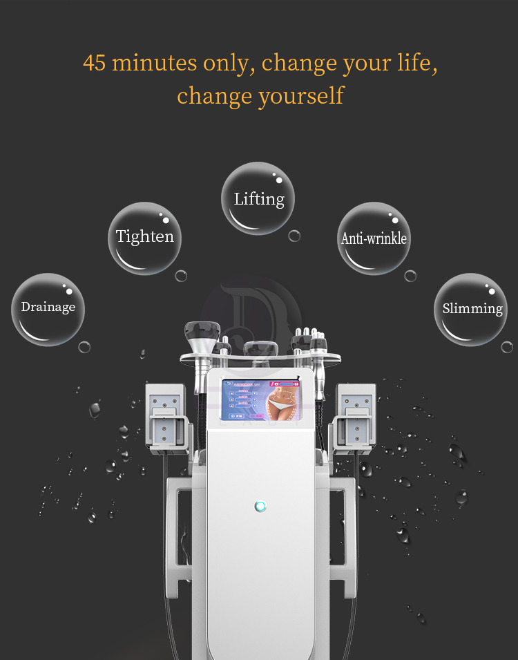 Customized 80k Cavitation Machine , 6 In 1 Cavitation Radio Frequency Machine